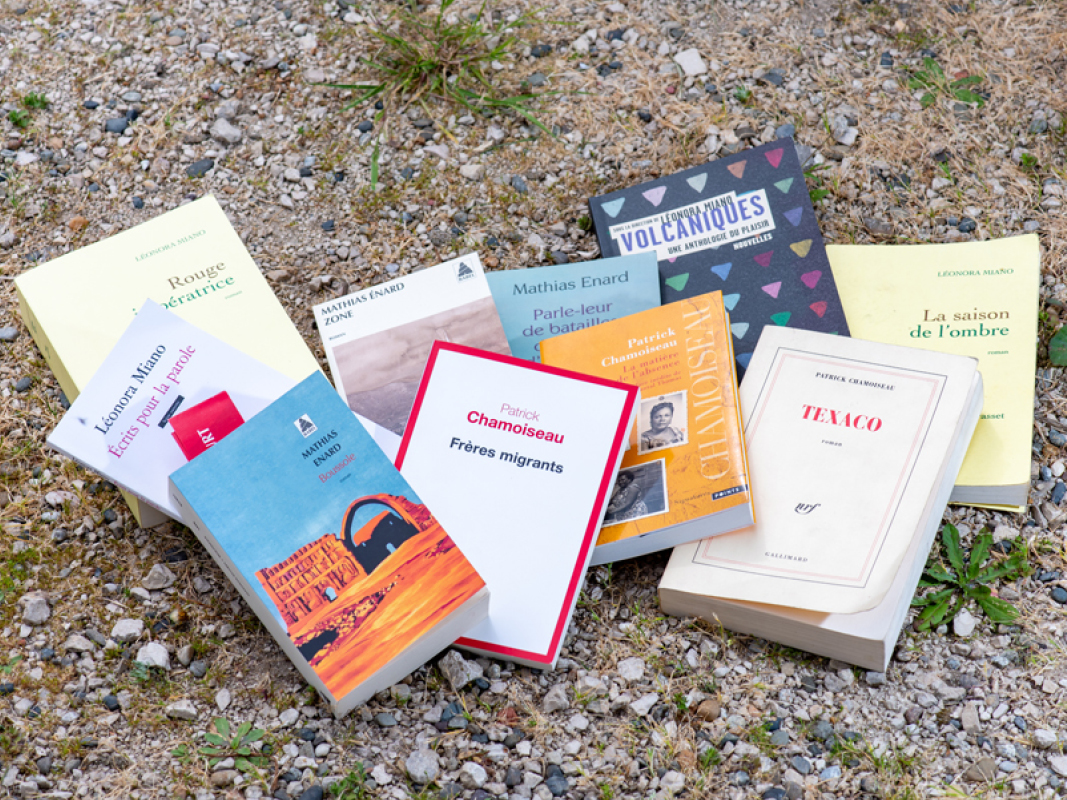 Photo des couvertures de livres des 3 invités d'honneur de la 30e édition du festival littéraire Lettres d'Automne à Montauban (82) - 2020- ©Philippe Colin