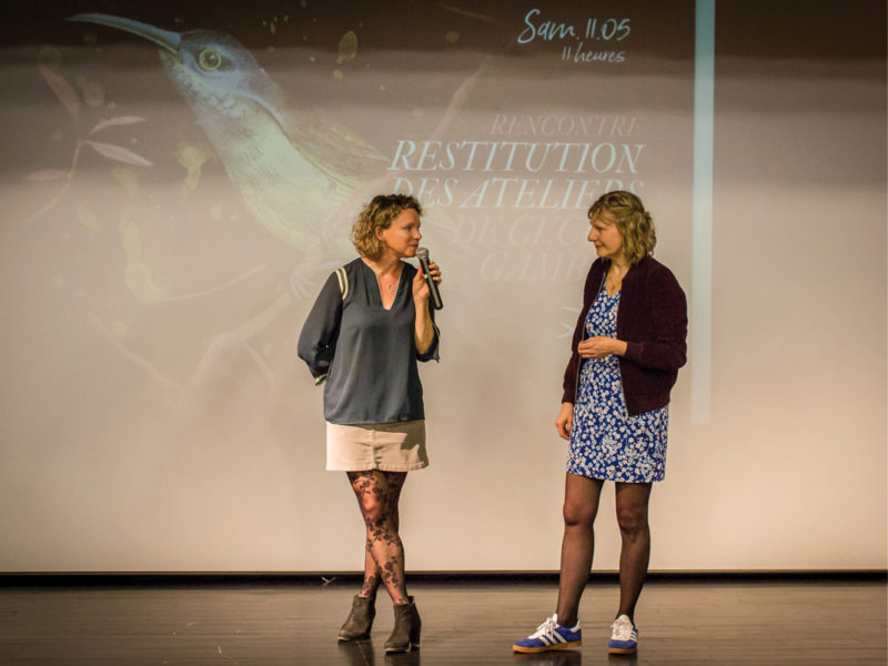 Cécile Gambini en résidence à Montauban (2019)