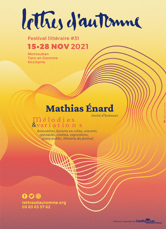 Affiche du festival Lettes d'automne 2021
