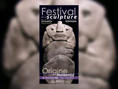 Affiche du festival de sculpture de l'Espace Bourdelle2022 à Montauban